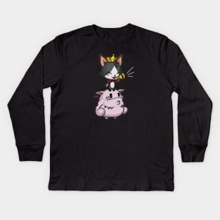 Chibi Cait Sith Final Fantasy 7 Kids Long Sleeve T-Shirt